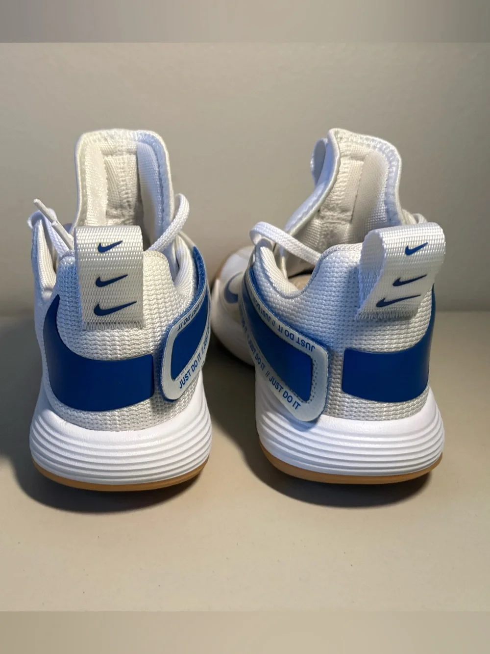 Nike React Hyperset Volleyball/Pickleball athletic shoes.